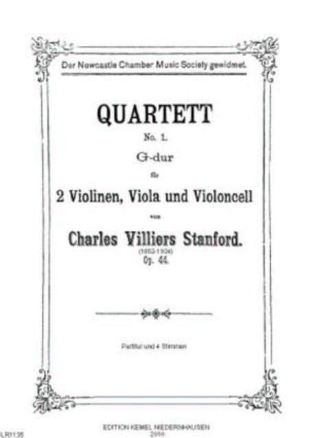 Quartett No. 1 G-dur